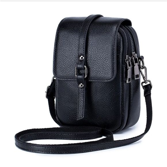 Women Small Crossbody Cell Phone Purse Mini Messenger Shoulder Handbag Wallet - Picture 6 of 10